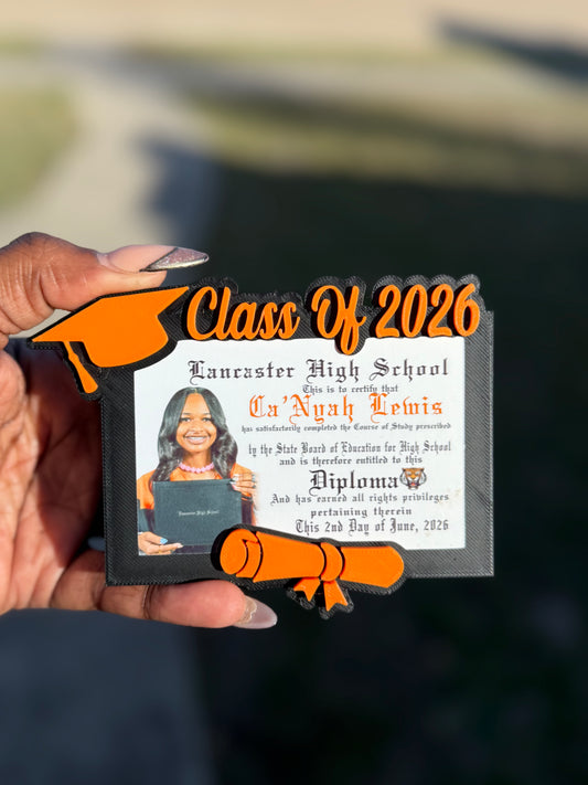 3D Diploma Magnet (Set of 5)