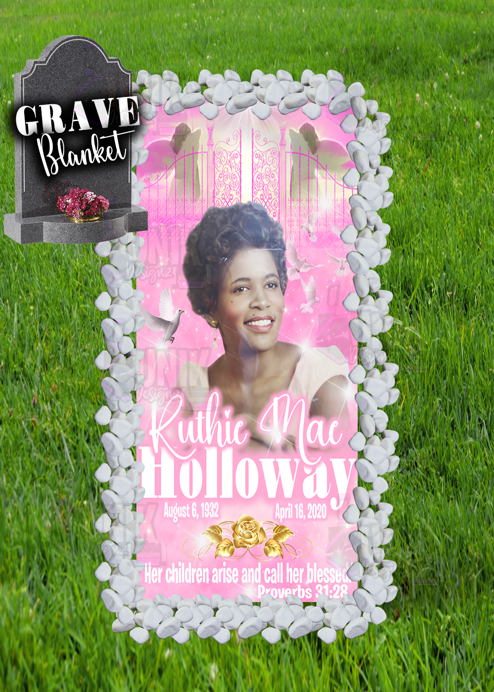 Memorial Grave Blanket