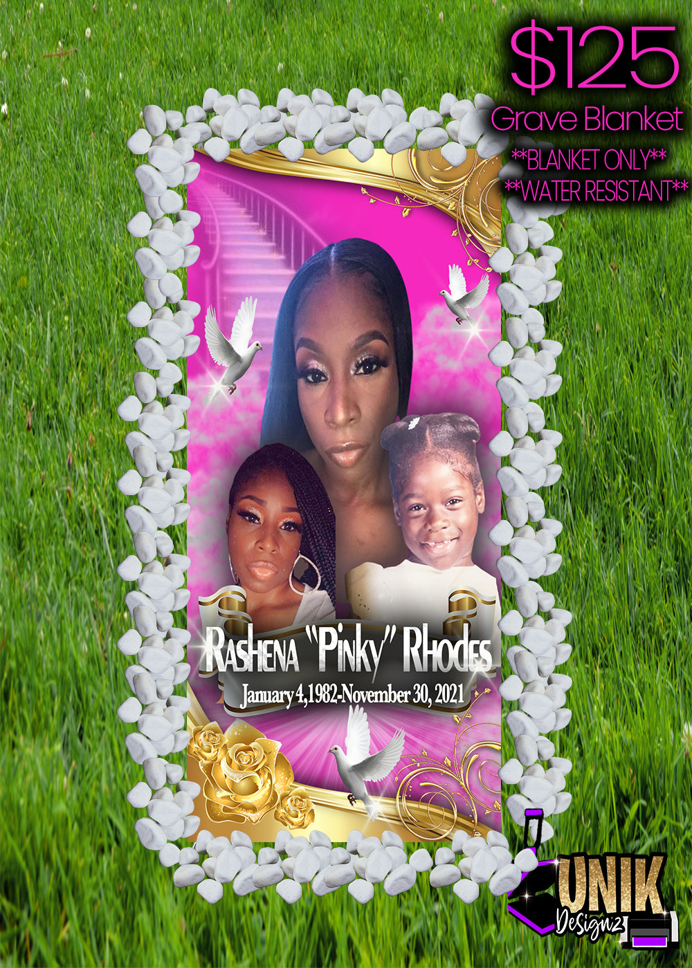 Memorial Grave Blanket