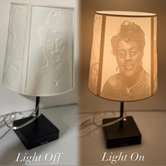 Custom 3D Printed Photo Lamp